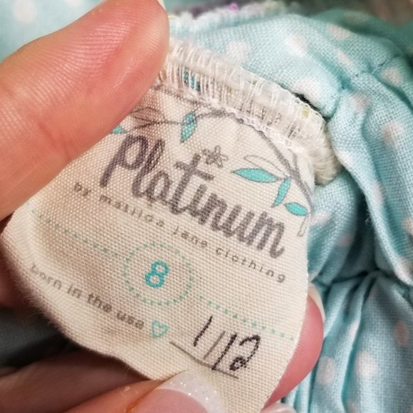 MATILDA JANE Size 8 PLATINUM Song Birds Ellie Sun Dress Girls Floral #2942 - Picture 8 of 8